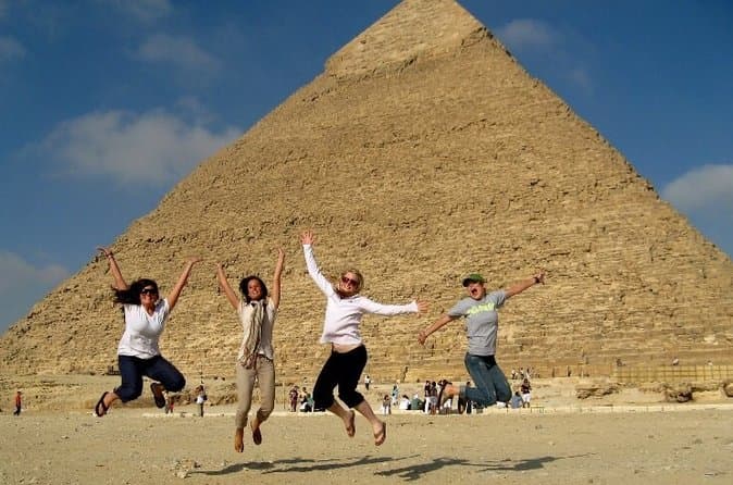 Giza Pyramids, Sphinx, and bazaar including Camel Ride