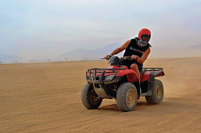 Hurghada Desert Safari Jeep with Quad Buggy BBQ Dinner and Show