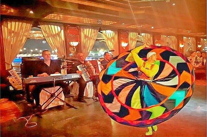 Cairo Nile Dinner Cruise Tour: Buffet, Life Shows & Pickup