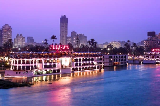Nile Dinner Cruise Cairo with Belly Dance and Hotel Transfer