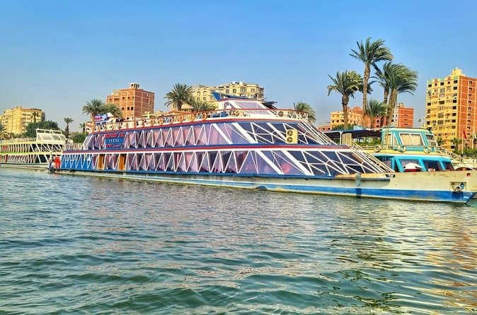 Luxury Nile Crystal Dinner Cruise in Cairo VIP Night Experience