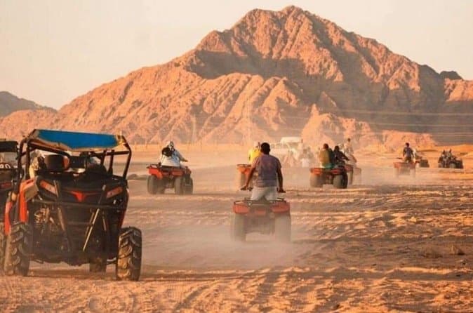 Hurghada Desert Safari – Quad Bike, Camel Ride & BBQ Dinner, Show