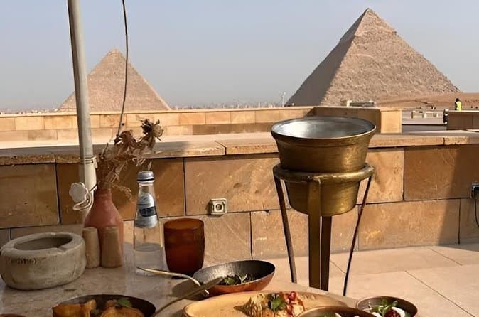 Khufu Restaurant and Giza Pyramids and Great Sphinx Dining Tour