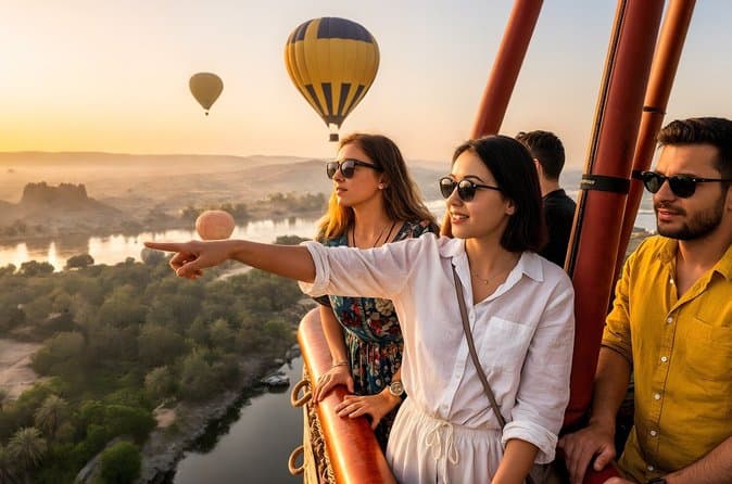 Luxor Hot Air Balloon Ride with Hotel Pickup