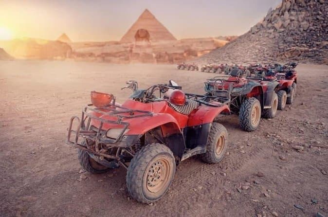 Giza Pyramids Gold All-Inclusive Tour with Quad Bike,