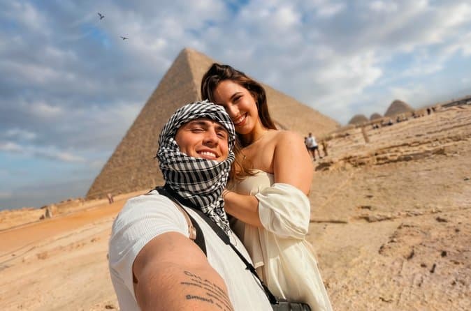 Cairo tour to Giza pyramids, Sakkara, Memphis, museum, camel ride