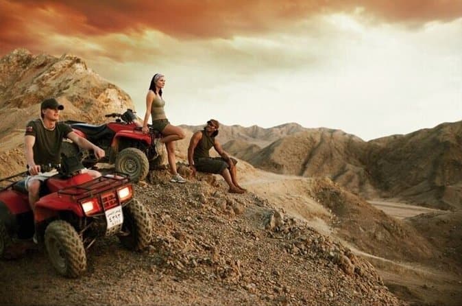 Hurghada: Red Sea Beach Quad Adventure with Mountain Views