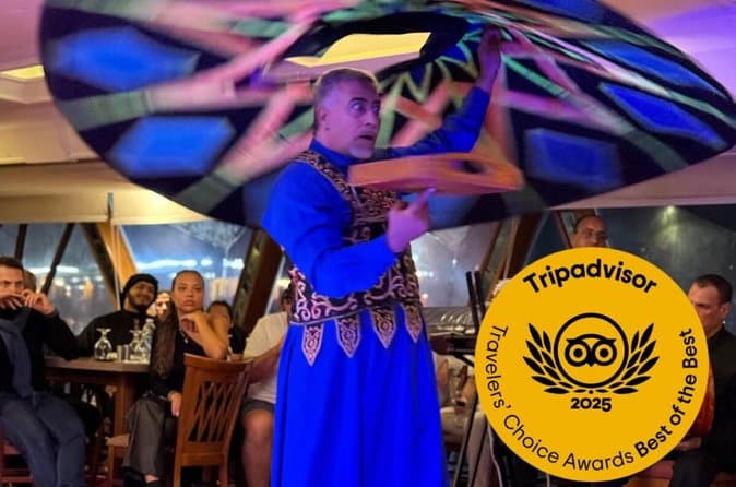 Sunset or night time Cairo Nile Dinner Cruise with live show