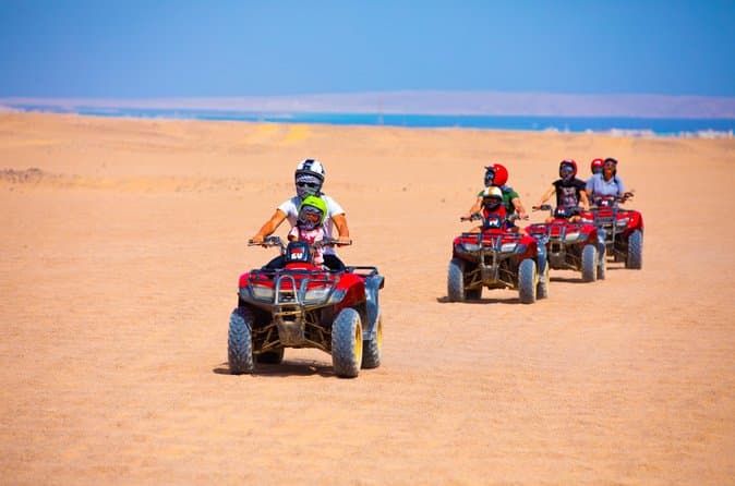Hurghada Super Quad Spider car and Dinner and show