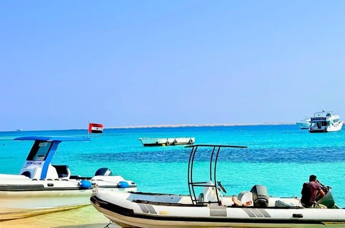 Private Speedboat Trip Dolphin House, Snorkeling and White Island