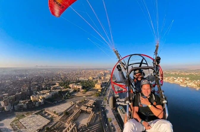 Sunrise & Sunset Paramotor Flight Experience in Luxor