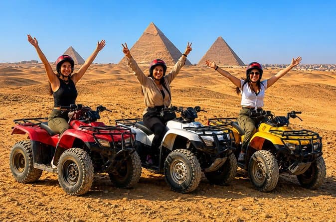 Private Giza Pyramids, Museum, Camel& Nile Felucca , Quad