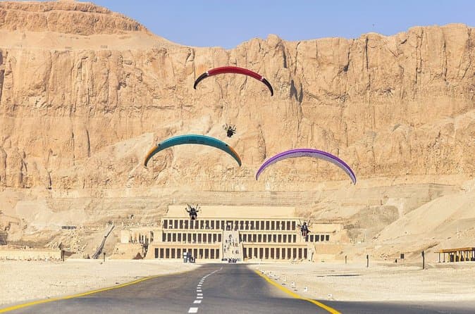 Paramotor Flight Adventure Over Luxor