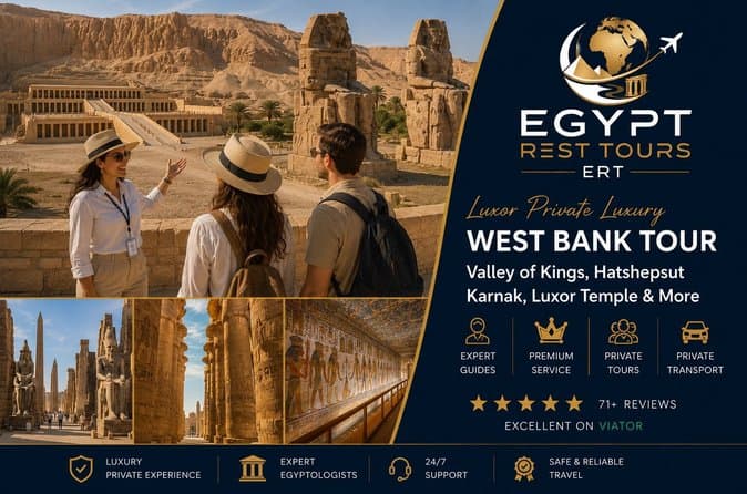 Luxor Private Luxury West Bank Tour | Valley of Kings, Hatshepsut