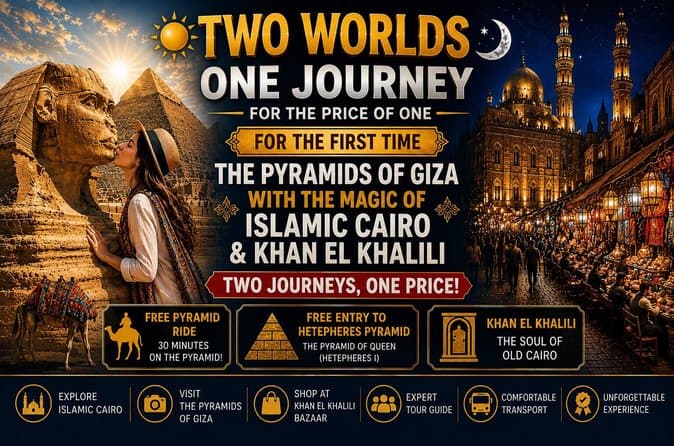 Giza 5-in-1,Pyramids,Sphinx,Camel, Inside Pyramid & Grand museum
