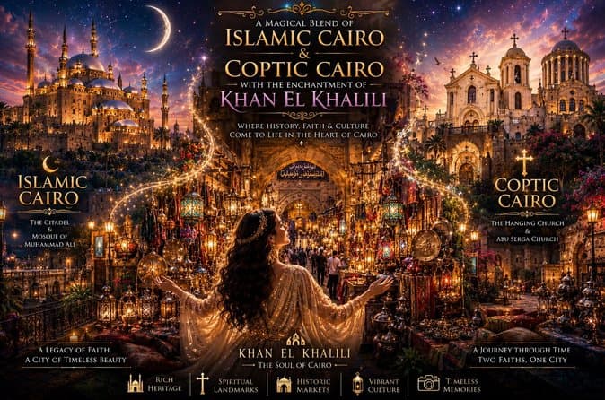 VIP Cairo Tour: Citadel, Islamic & Coptic Cairo, Khan El Khalili