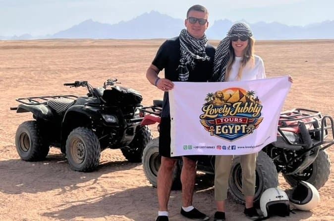Hurghada ATV Quad Bike Desert Safari Camel Ride and Transfer