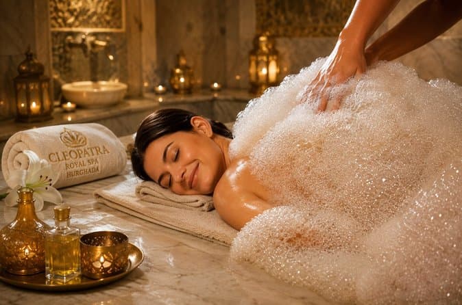 Hurghada Cleopatra Royal Spa & Full Body Massage with Transfers