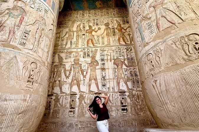 Private Medinet Habu Valley of the Nobles and Ramesseum Tour