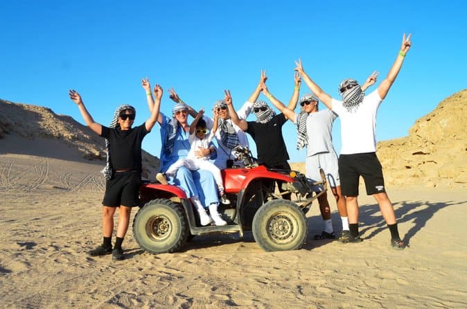 Hurghada Desert Safari: Quad, Buggy, 4X4 Jeep, BBQ Dinner & Show