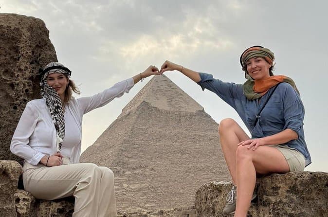 VIP Private Giza Pyramids Sphinx Saqqara and Memphis Tour