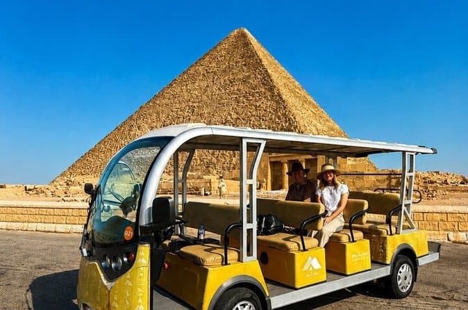 VIP Tour Giza Pyramids Great Sphinx with Golf Cart
