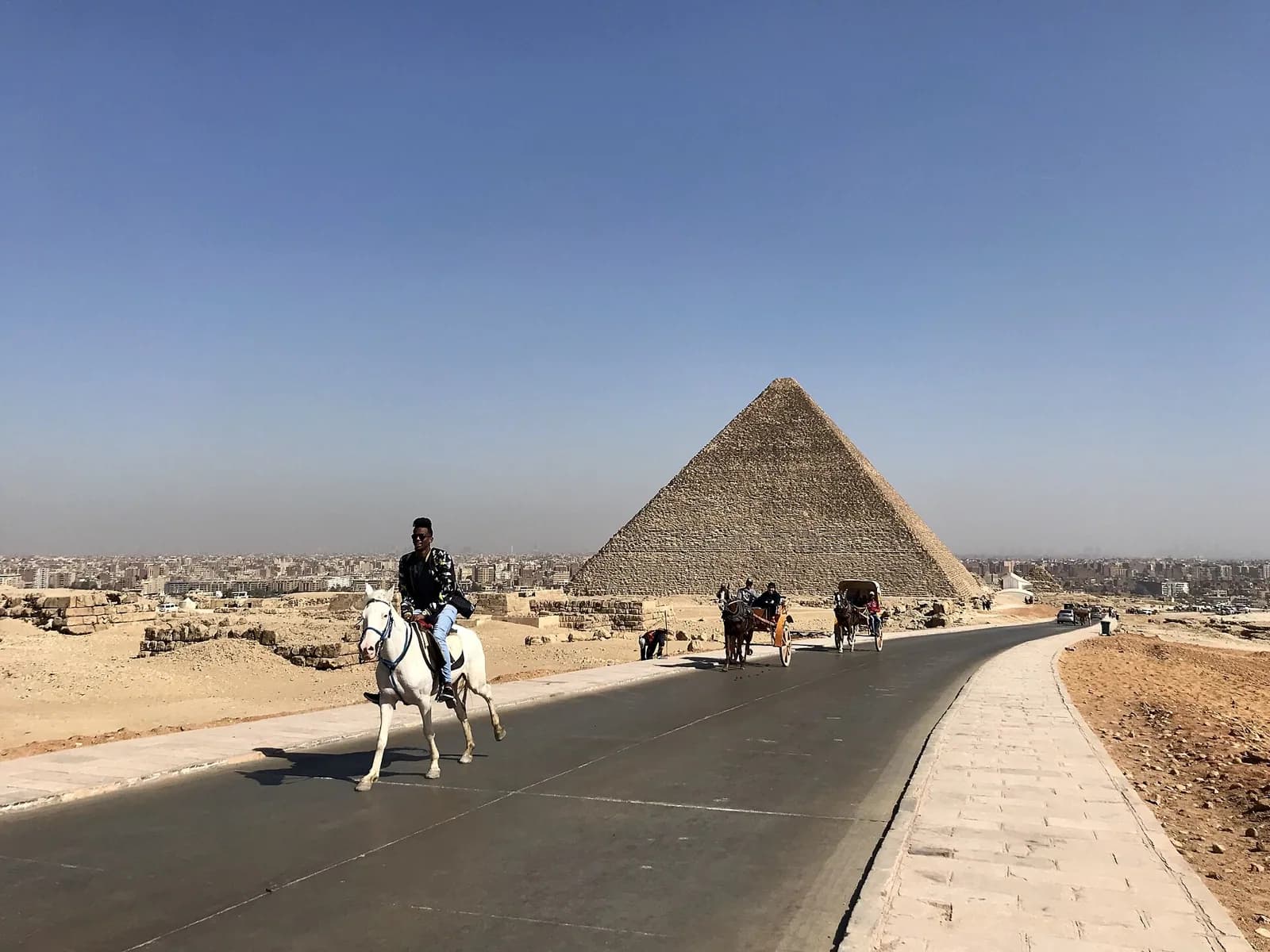 Horse Riding at the Pyramids — Sunrise or Sunset