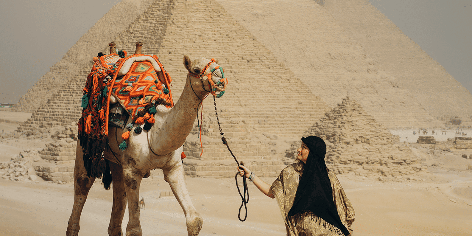 Cairo: Giza Pyramids Camel Ride and Egyptian Museum Tour