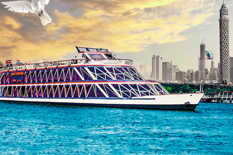 Cairo: Luxury Nile Onyx Dinner Cruise, Belly Dance & Shows