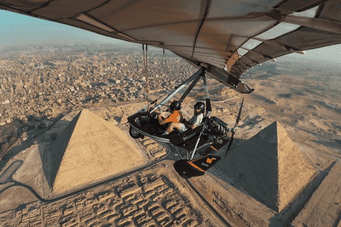 Microlight Flight Experience over The Giza Pyramids in Egypt