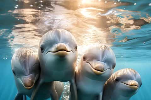 Hurghada: 6 Islands Speedboat, Dolphin watching & Snorkeling