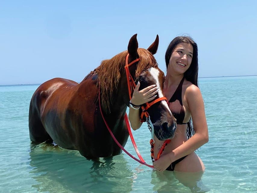 Beach & Desert Horse Riding with Swimming & Transfers