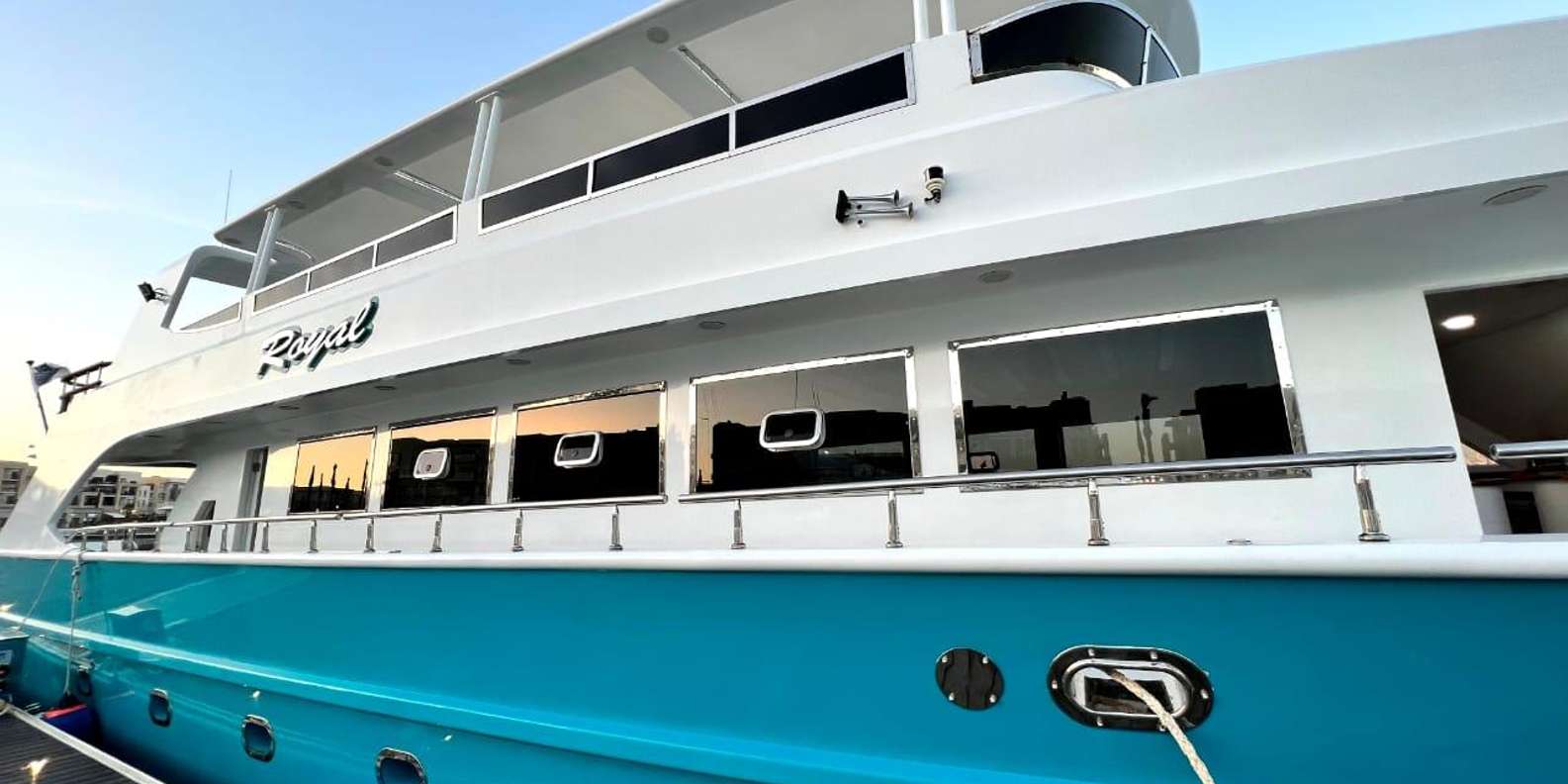 Hurghada: Royal Luxury VIP Cruise to Orange Bay with Lunch