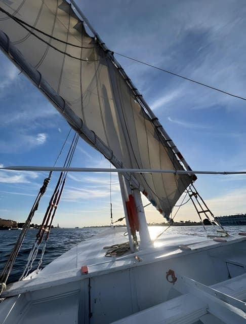Luxor: Private Sunset Felucca Sailing on the Nile