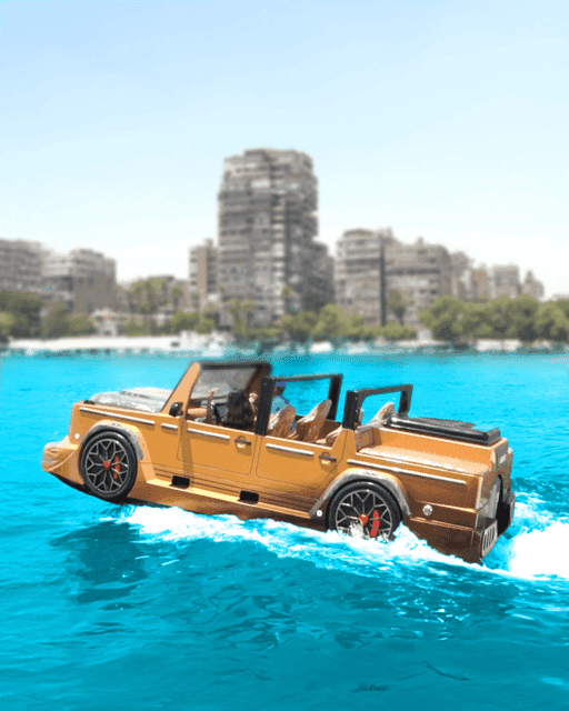 Cairo: Jetcar Experience with Scenic Nile & City Views