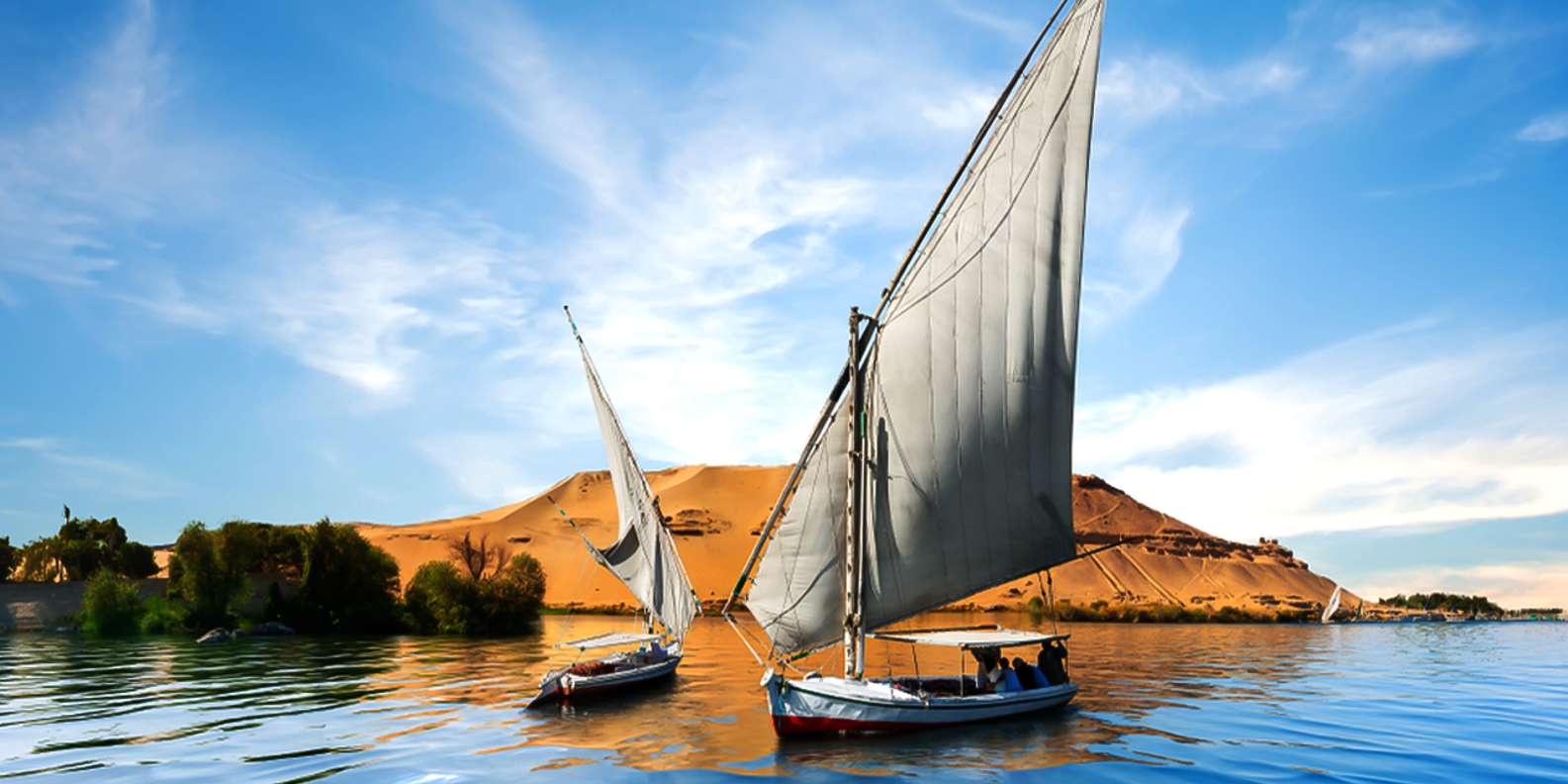 Sunset Felucca around Elephantine Island