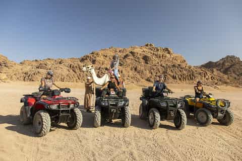 Sharm El Sheikh: Quad Biking & Camel Ride with Pickup