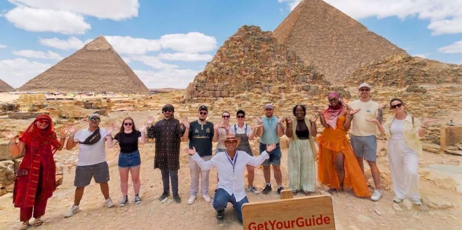 Hurghada Cairo flight: pyramids, kings mummies museum or GEM