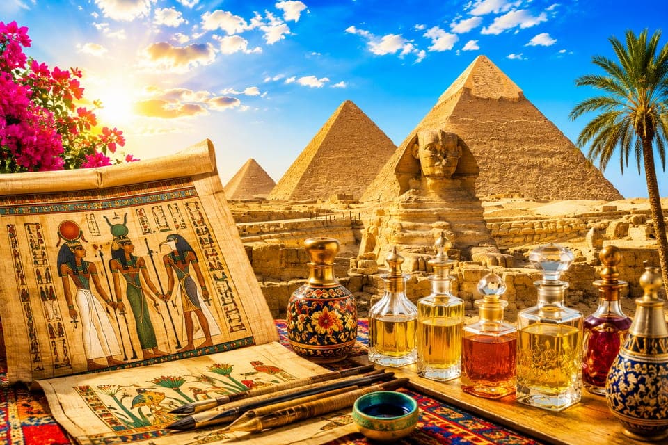 Cairo:The Essence of Egypt | Pyramids, Papyrus Art & Perfume