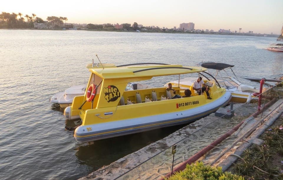 1 Hour Adventure In The Nile River By Nile Taxi In Cairo