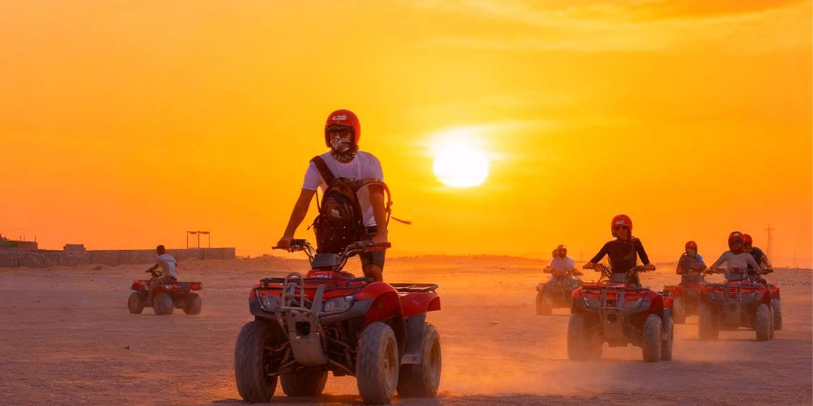 Hurghada Quad & ATV Ride with Camel, Desert Vibes & Sea View