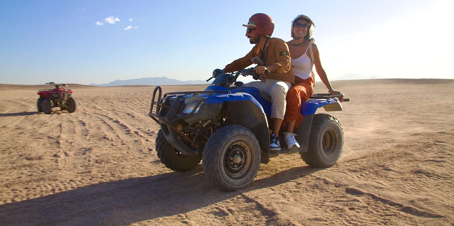 Sahl Hasheesh: Quad Bike Desert Safari with Hotel Pickup