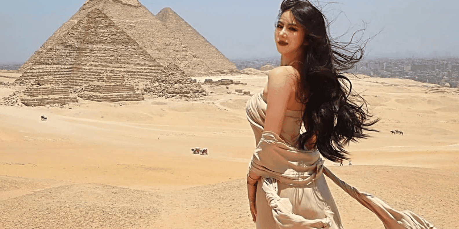 From Port Said: Trip to Cairo The Pyramids from Portsaid