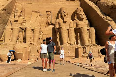 Aswan: Abu Simbel & Nefertari Temples Express Tour by Air.