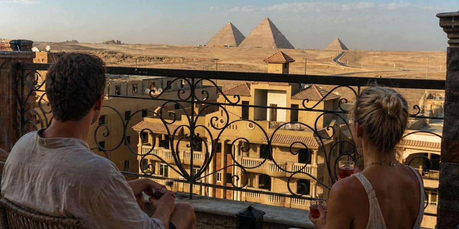 Hurghada: Cairo 2-Day Tour with Luxury Pyramids View Stay