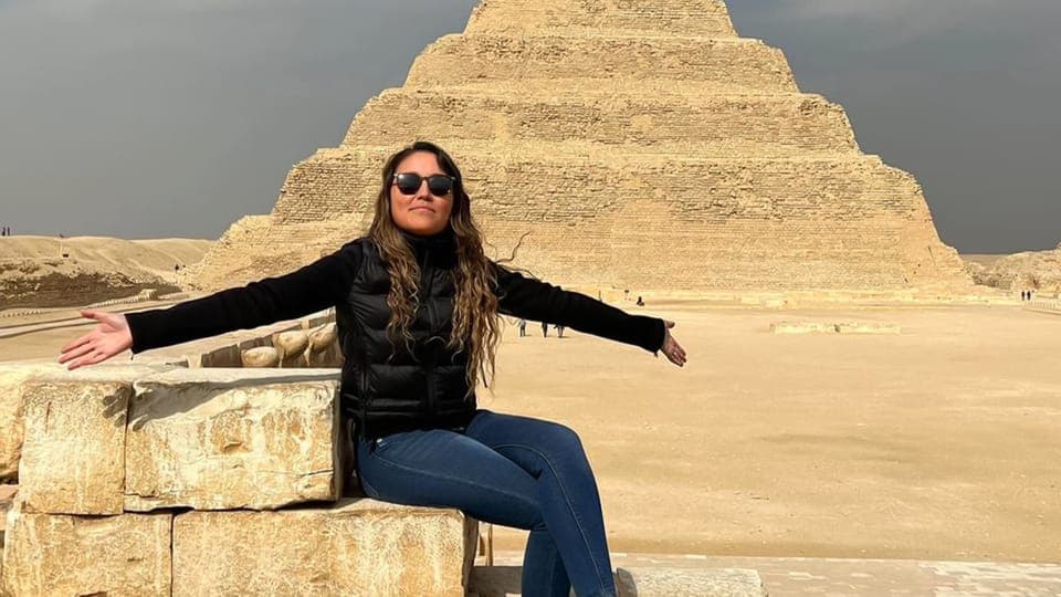 Sakkara's Pyramids & Tombs, Farm Lunch & Folkloric carpets.