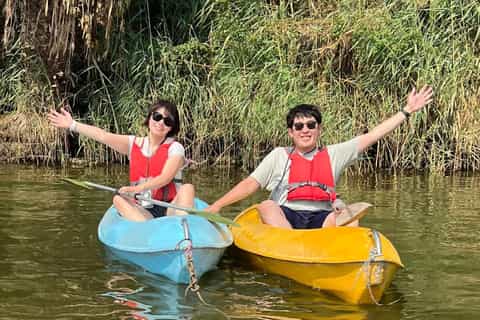 Cairo: Private Nile Kayaking Adventure with hotel transfers.
