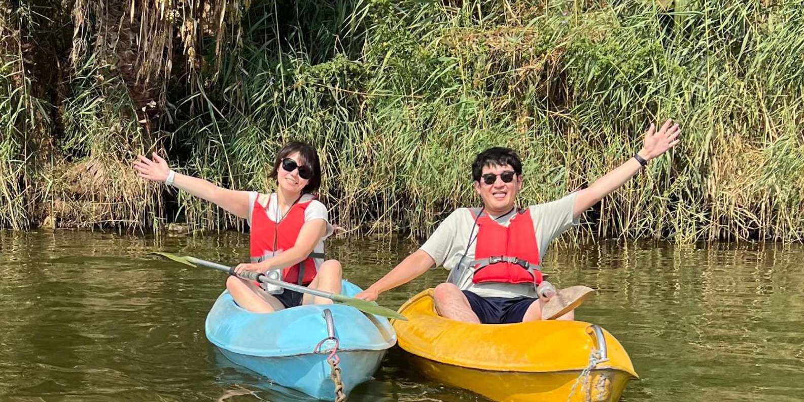 Cairo: Private Nile Kayaking Adventure with hotel transfers.
