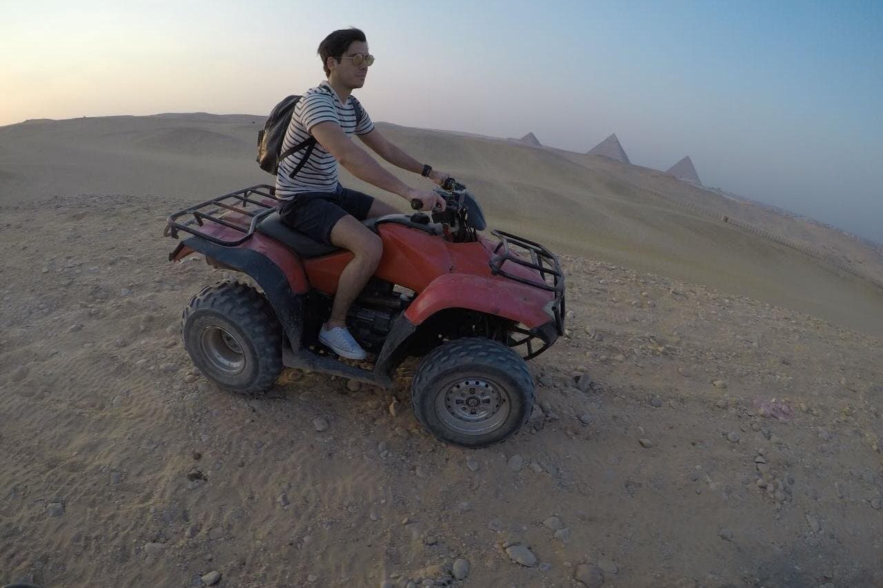 Private Trip Giza pyramids & an Atv quad bike ride from Cairo/Giza hotels