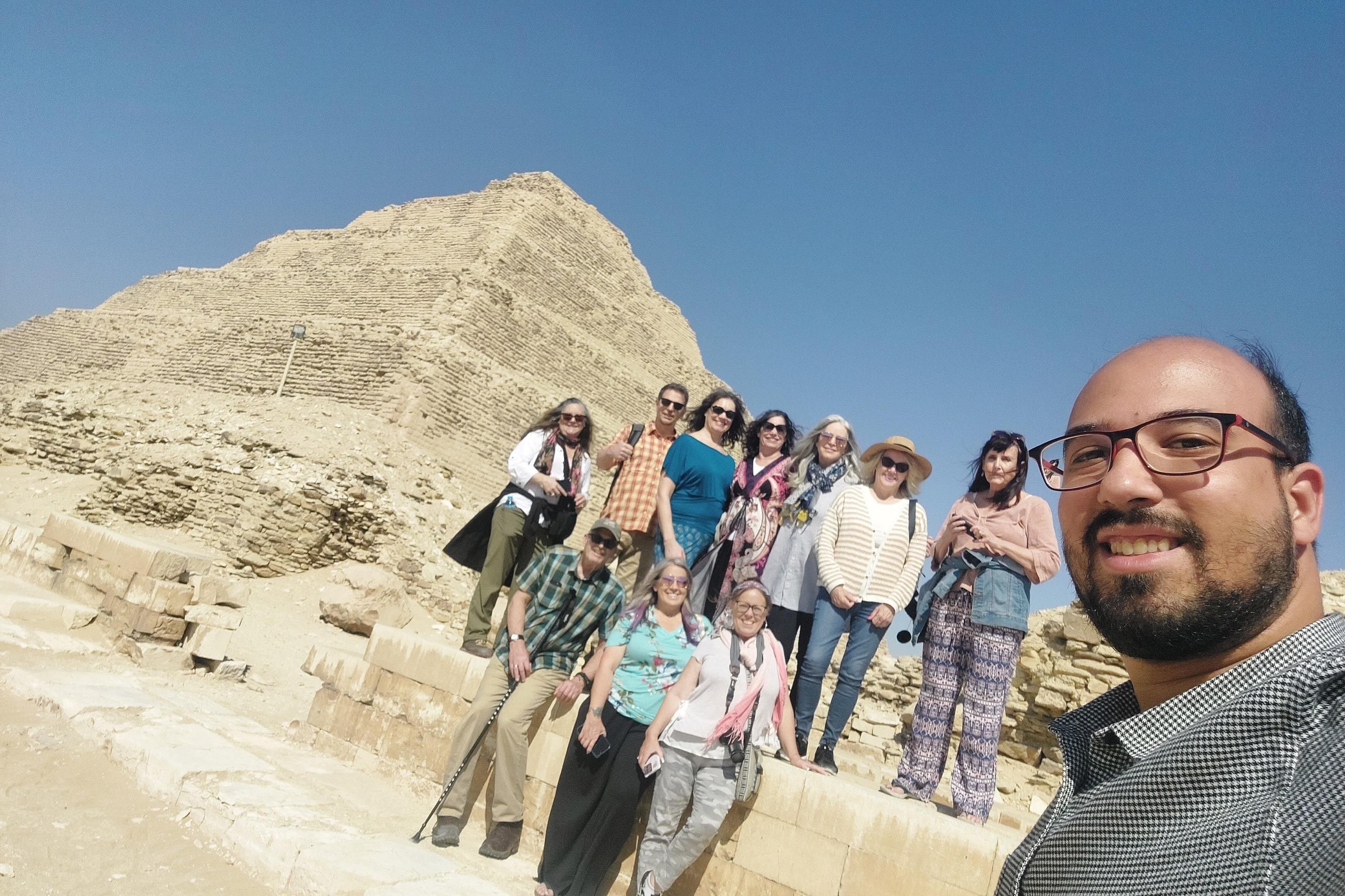 Giza and Saqqara Pyramids&memphis Private Full-Day Tour with Pickup